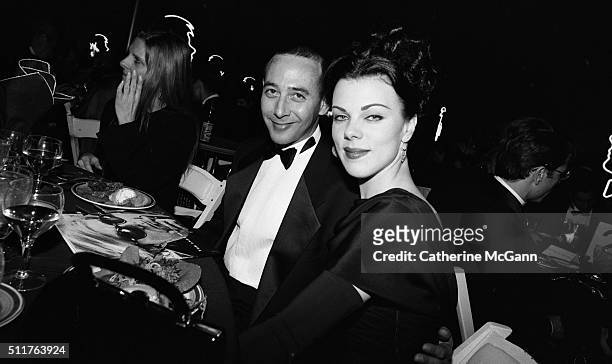 Opening of the Andy Warhol Museum in May 1994 in Pittsburgh, PA. L-R: Paul Reubens and Debi Mazar.