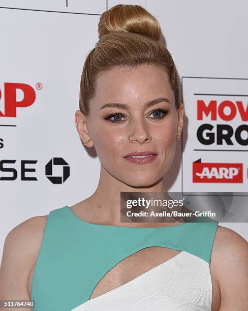 Actress Elizabeth Banks attends the 15th Annual Movies For Grownups Awards at the Beverly Wilshire Four Seasons Hotel on February 8, 2016 in Beverly...