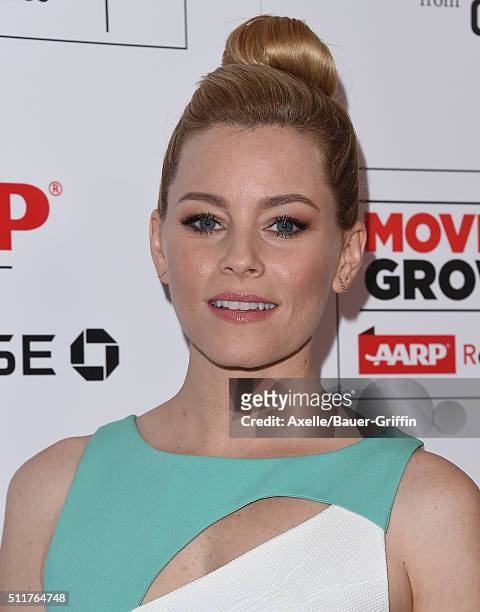 Actress Elizabeth Banks attends the 15th Annual Movies For Grownups Awards at the Beverly Wilshire Four Seasons Hotel on February 8, 2016 in Beverly...