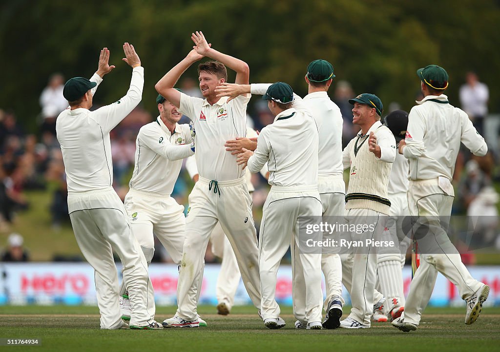 New Zealand v Australia - 2nd Test: Day 4