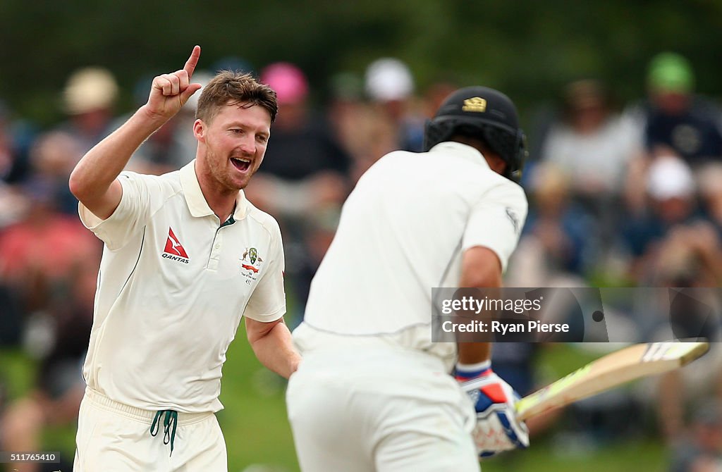 New Zealand v Australia - 2nd Test: Day 4