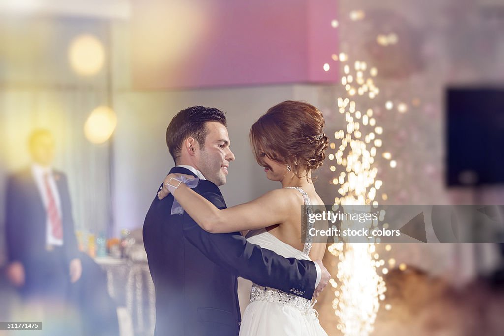 Emotions at first dance