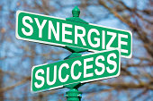 Synergize Success Street Sign