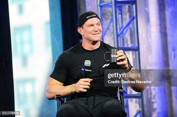 Steve Weatherford, NFL Super Bowl champ, fitness expert, and partner of Elite Lifestyle Cuisine discusses healthy living and fitness during AOL Build...