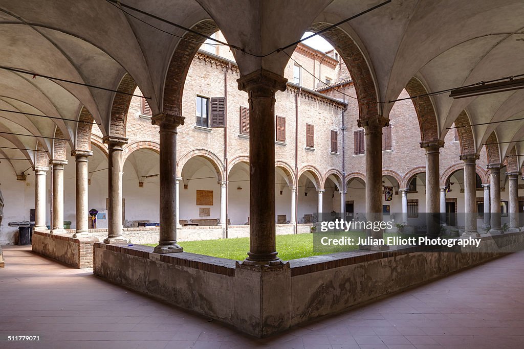 The cloisters of Chiesa di Santa Maria in Vado