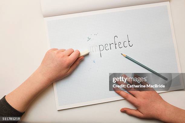 just perfect... - eraser stockfoto's en -beelden