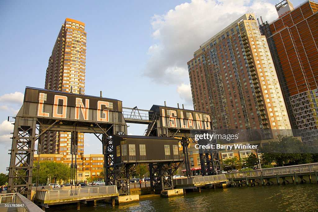 Sign for Long Island at Queens state park