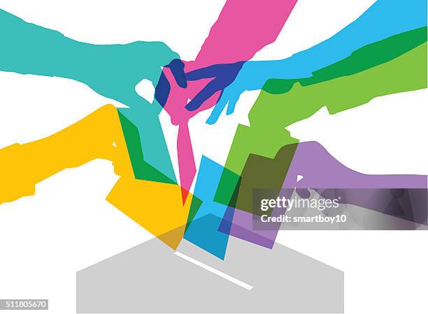 stimmabgabe - election stock-grafiken, -clipart, -cartoons und -symbole