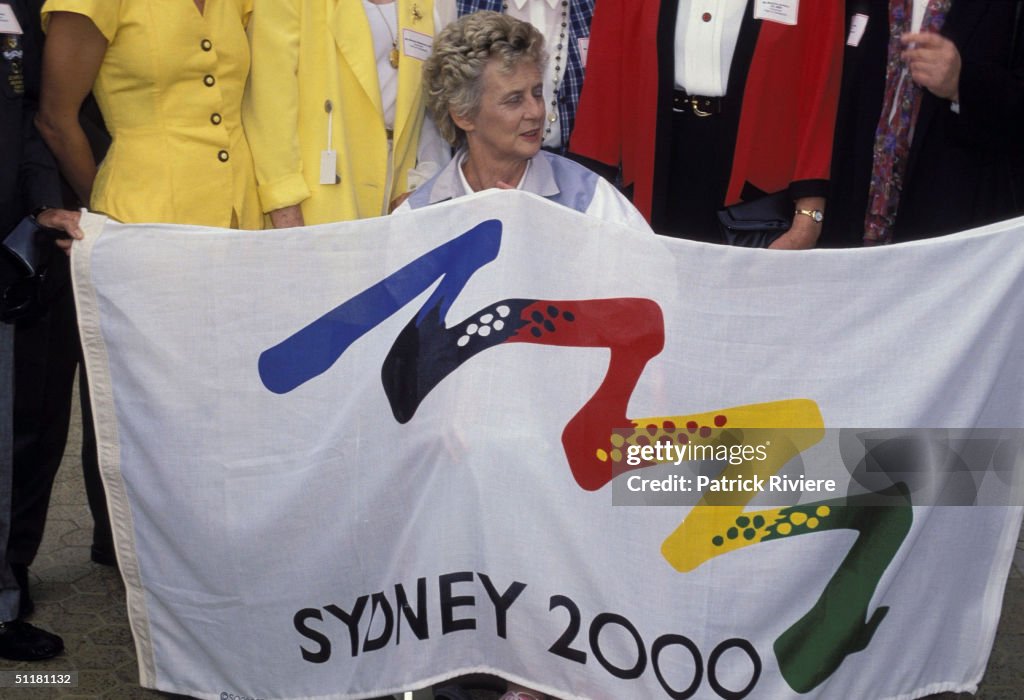 Betty Cuthbert At The International Athletics Centre In Sydney