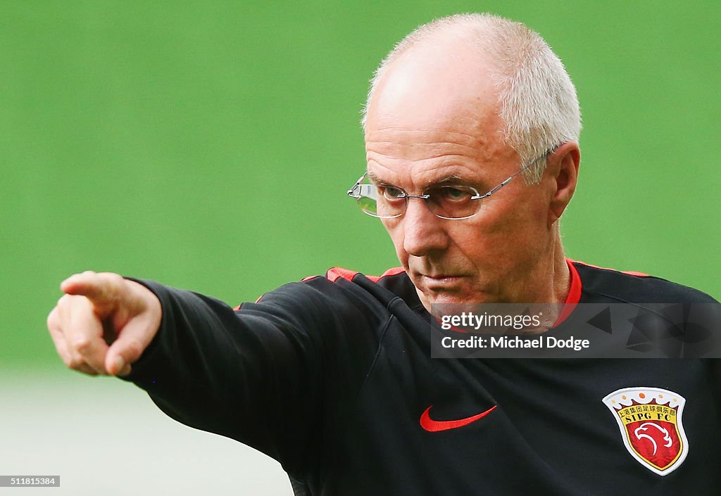 Shanghai SIPG Training Session