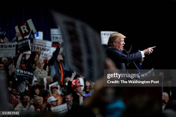 Trunp Reno Rally Republican presidential candidate Donald Trump holds a campaign rally ...