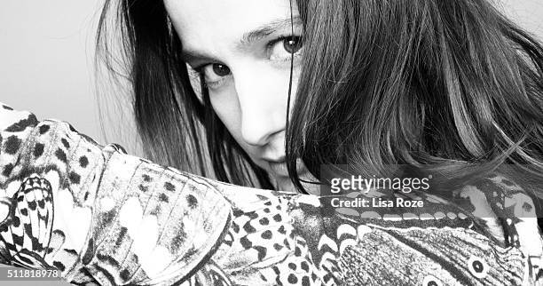Actress Marie Gillain is photographed for Self Assignment on January 29, 2016 in Paris, France.