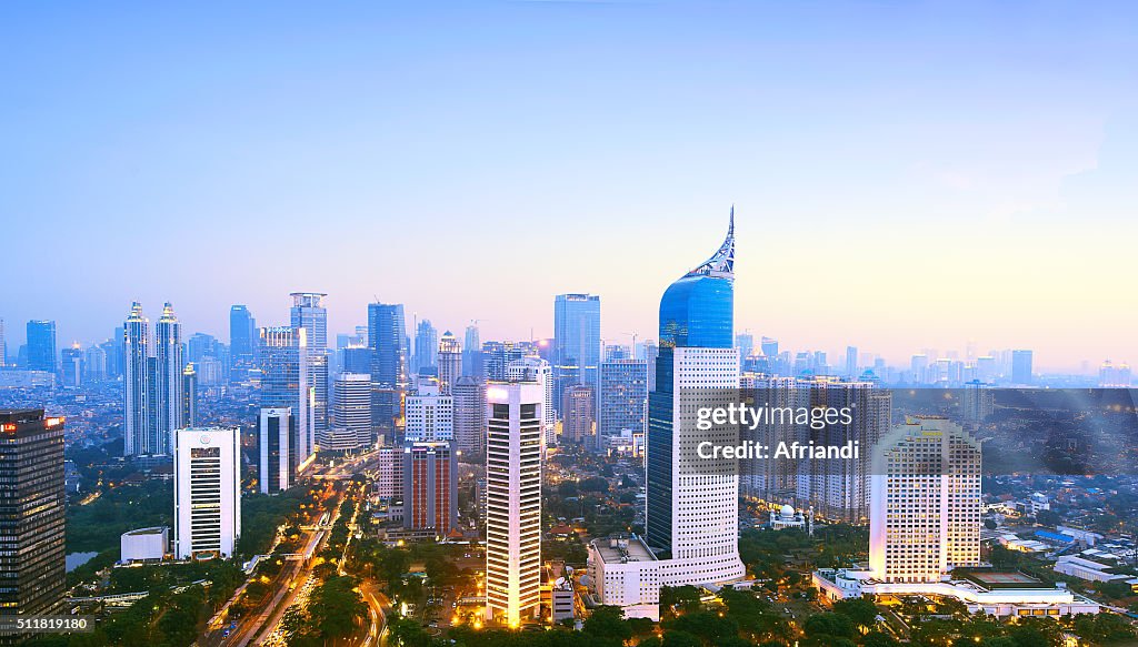 Jakarta cityscape, Indonesia