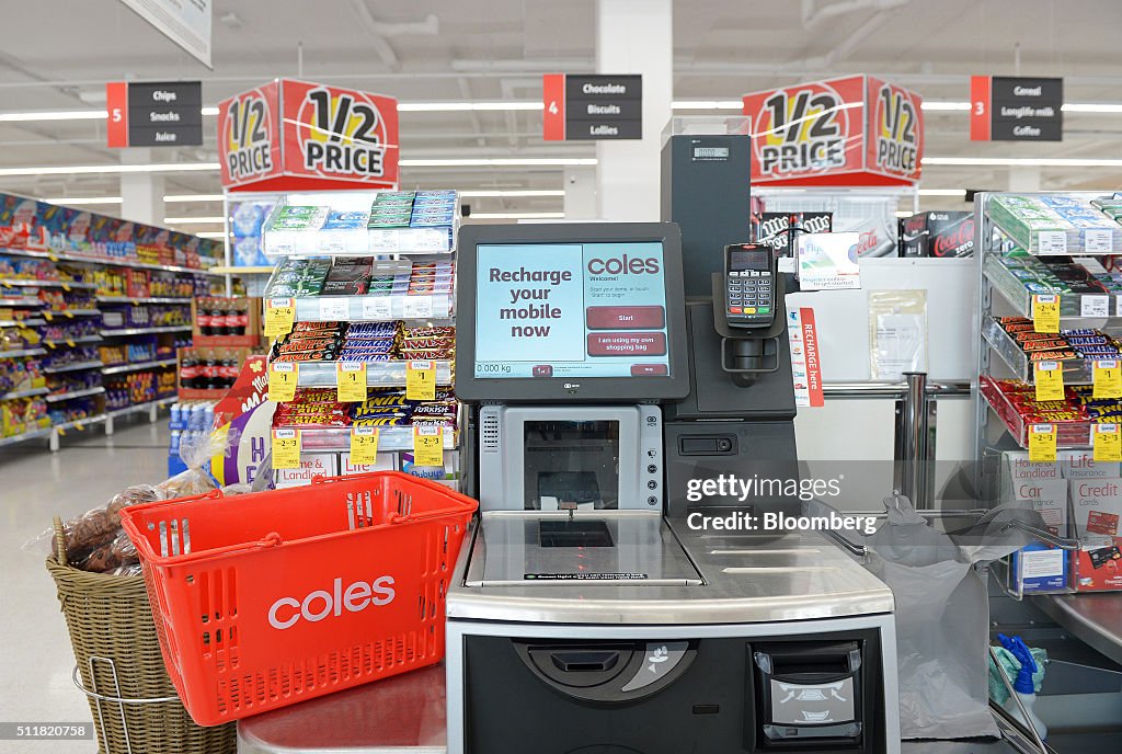 Inside A Coles Supermarket Ahead Of Wesfarmers Ltd. Results