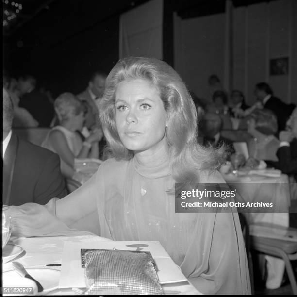Elizabeth Montgomery attends the Day Time Emmy Awards dinner in Los Angeles,CA.\