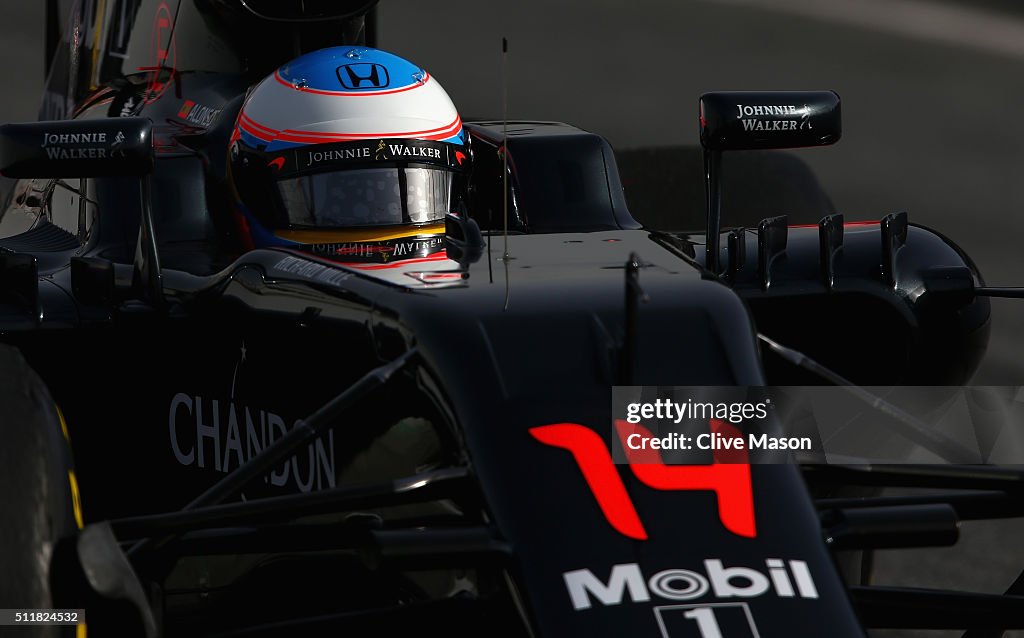 F1 Testing In Barcelona - Day Two