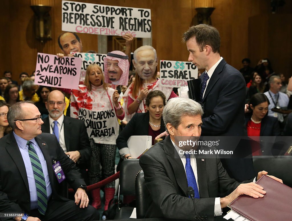 John Kerry Testifies At Senate Hearing On State Department Budget