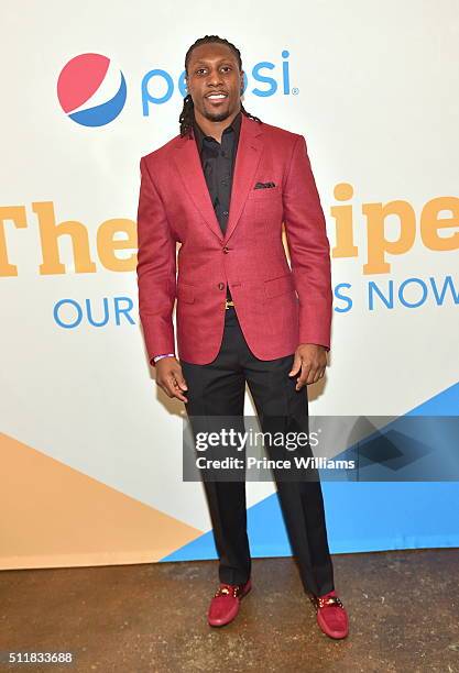 Roddy White attends #TheRecipe at Do At The View on February 22, 2016 in Atlanta, Georgia.