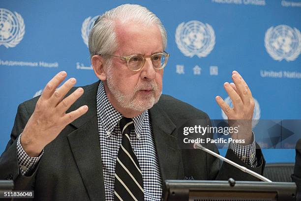 CoI Chair, Paulo Sérgio Pinheiro speaks with the UN press corps. In conjunction with the delivery of one of the Independent International Commission...