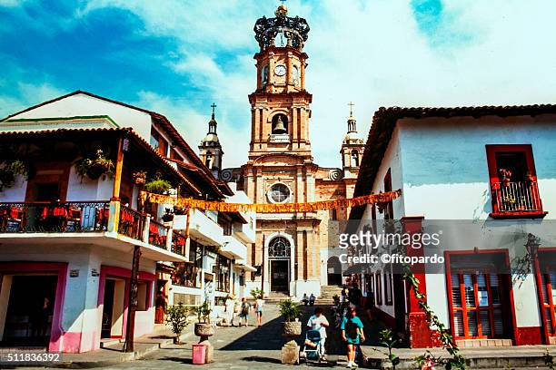 church of our lady of guadalupe, in puerto vallarta - プエルト・バジャルタ ストックフォトと画像