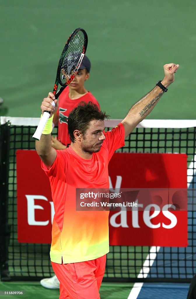 ATP Dubai Duty Free Tennis  Championship - Day Four