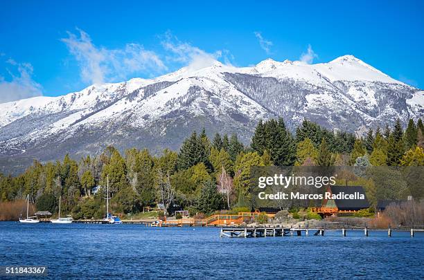 winter postcard bariloche - 德巴里洛切 個照片及圖片檔