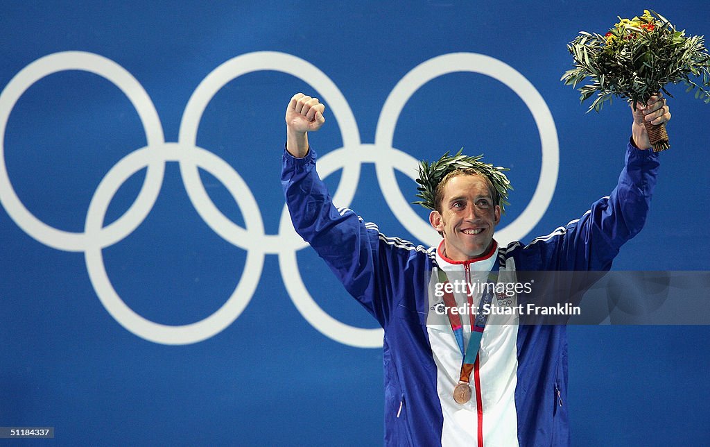 Mens 200m Butterfly Medal Ceremony