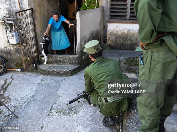 Health authorities with the help of the Cuban army get ready to fumigate against the Aedes aegypti mosquito to prevent the spread of zika,...