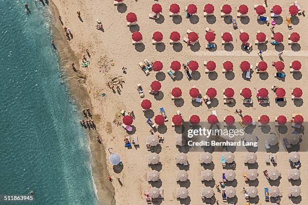 Aerial View of a beach in Italy