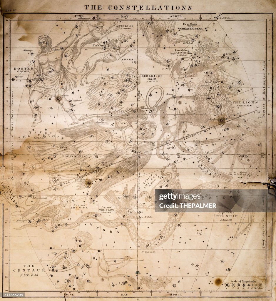 Celestial Map 1856