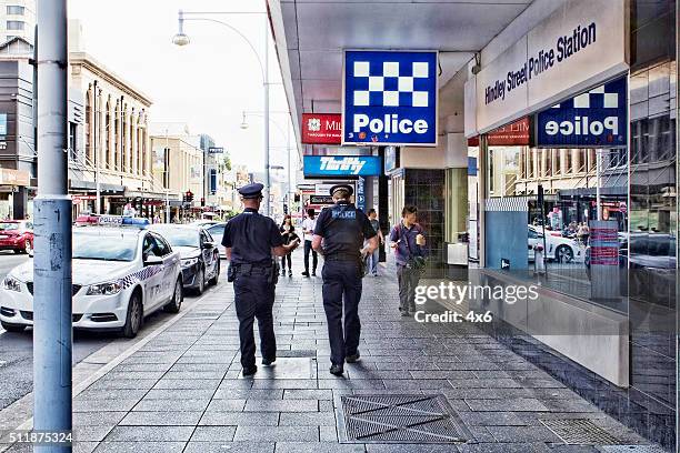 adelaide polizei - südaustralien stock-fotos und bilder