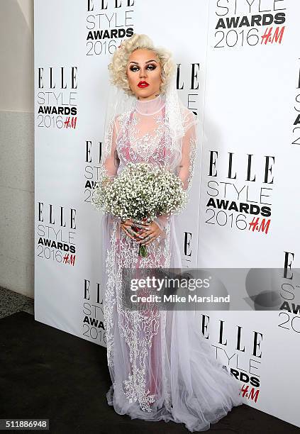 Brooke Candy attends The Elle Style Awards 2016 on February 23, 2016 in London, England.