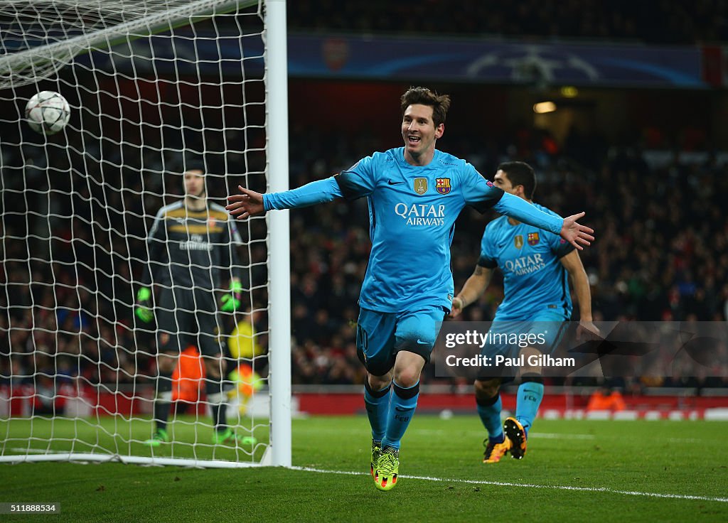 Arsenal FC v FC Barcelona - UEFA Champions League Round of 16: First Leg