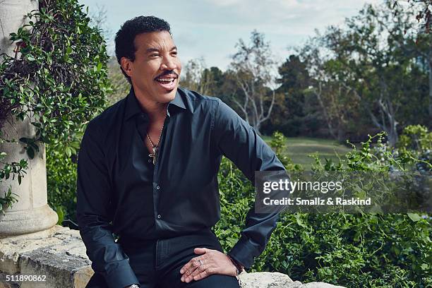 Legendary musician Lionel Richie is photographed for Legend Magazine on February 1, 2016 in Beverly Hills, California.