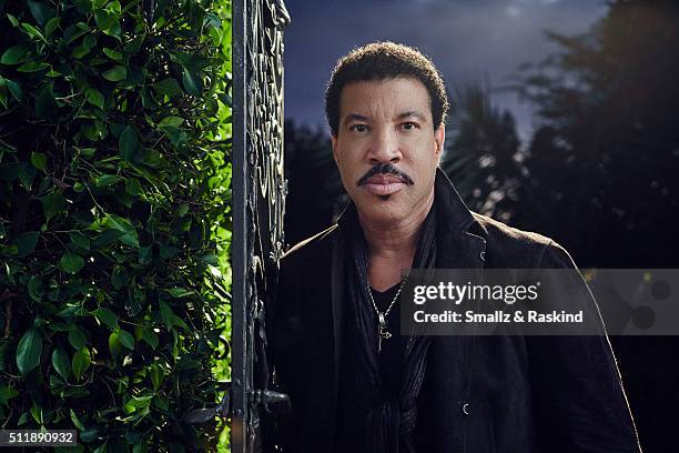 Legendary musician Lionel Richie is photographed for Legend Magazine on February 1, 2016 in Beverly Hills, California.