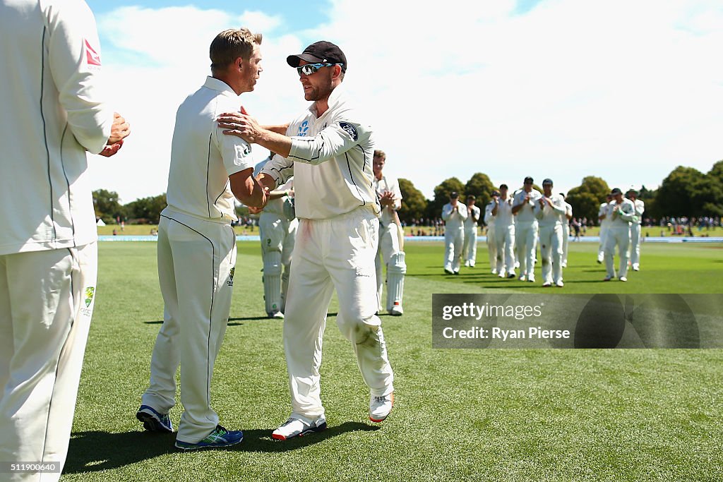 New Zealand v Australia - 2nd Test: Day 5