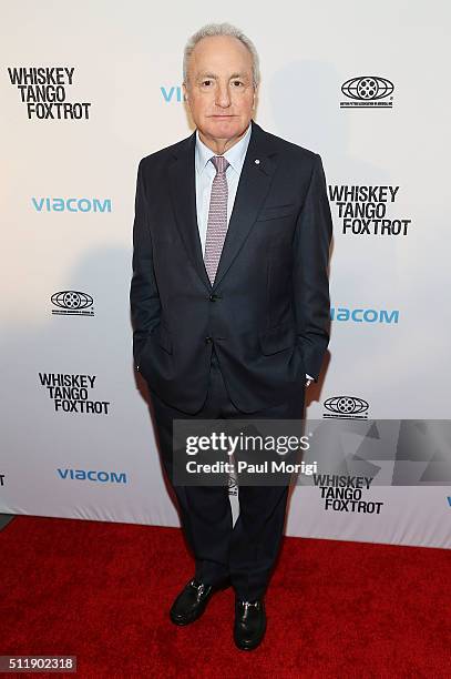 Producer Lorne Michaels attends the "Whiskey Tango Foxtrot" Washington DC Screening at Burke Theater at U.S. Navy Memorial on February 23, 2016 in...