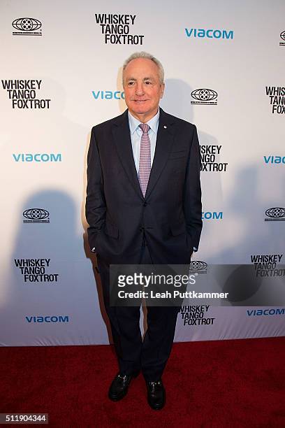 Producer Lorne Michaels attends the "Whiskey Tango Foxtrot" Screening at the Burke Theater at The U.S. Navy Memorial on February 23, 2016 in...