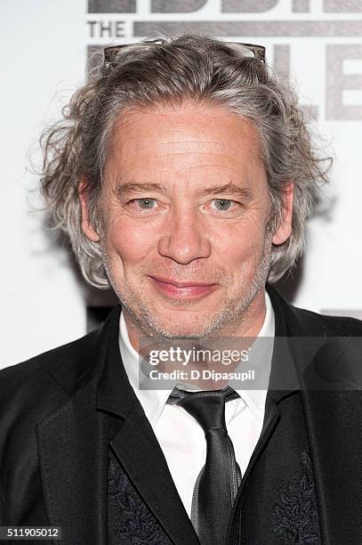 Director Dexter Fletcher attends the "Eddie The Eagle" New York screening at Chelsea Bow Tie Cinemas on February 23, 2016 in New York City.