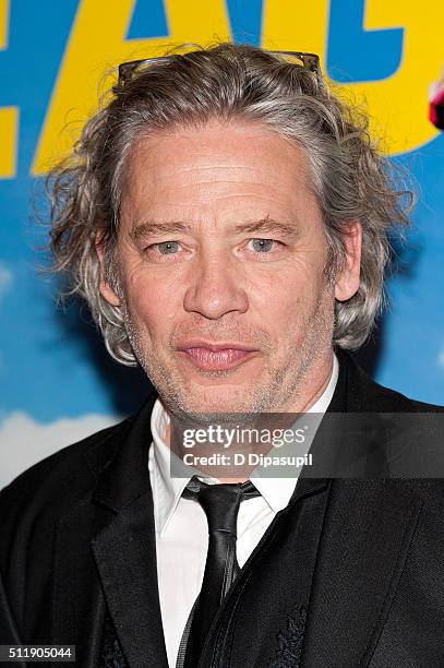 Director Dexter Fletcher attends the "Eddie The Eagle" New York screening at Chelsea Bow Tie Cinemas on February 23, 2016 in New York City.