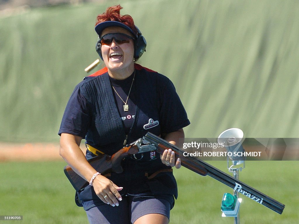 Gold medal winner in the women's Skeet c