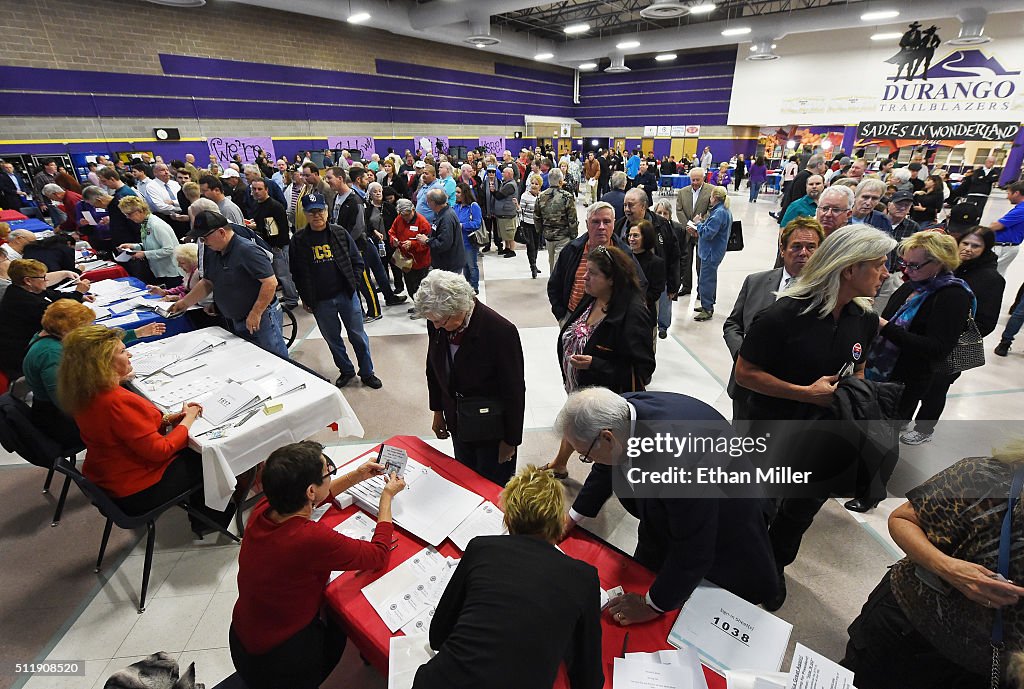 State Of Nevada Hosts Its Republican Caucus