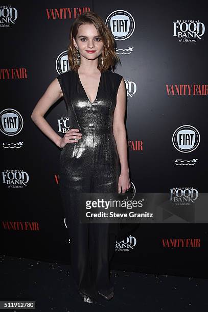 Actress Kerris Dorsey attends Vanity Fair and FIAT Young Hollywood Celebration at Chateau Marmont on February 23, 2016 in Los Angeles, California.