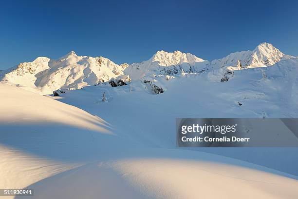 skiing region sonnenkopf - sonnenkopf stock pictures, royalty-free photos & images