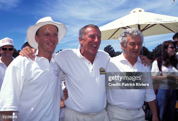 Bob Hawke Prime Minister of Australia at Charity Cricket in 1995 in Sydney, Australia.