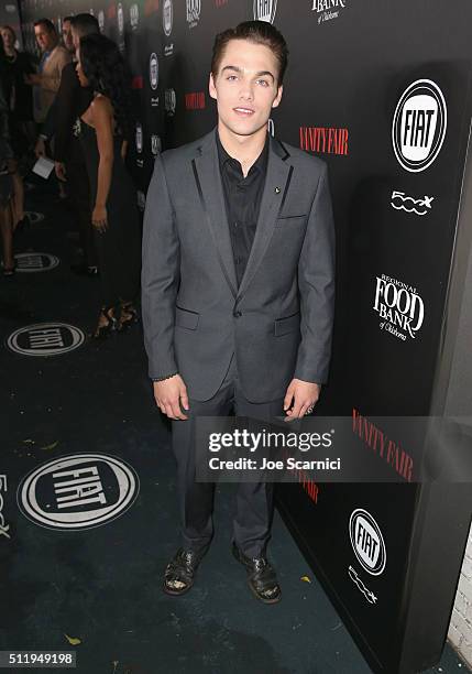 Actor Dylan Sprayberry attends Vanity Fair and FIAT Young Hollywood Celebration at Chateau Marmont on February 23, 2016 in Los Angeles, California.