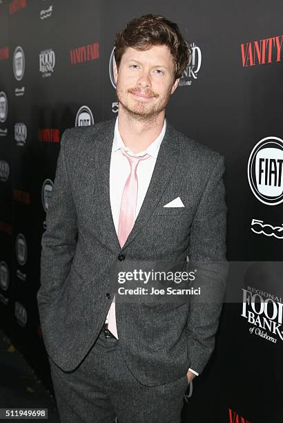 Actor Anders Holm attends Vanity Fair and FIAT Toast To "Young Hollywood" at Chateau Marmont on February 23, 2016 in Los Angeles, California.