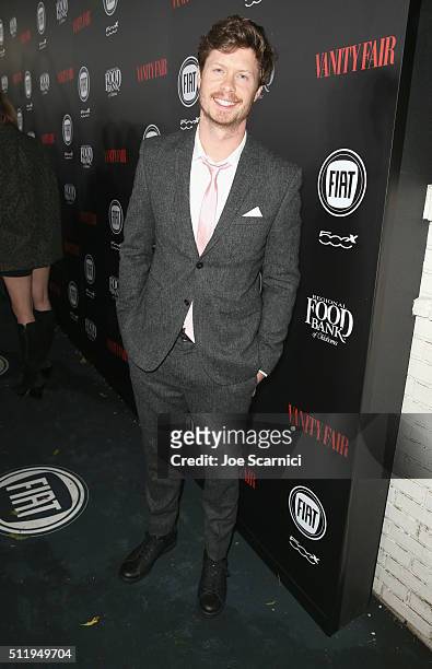 Actor Anders Holm attends Vanity Fair and FIAT Toast To "Young Hollywood" at Chateau Marmont on February 23, 2016 in Los Angeles, California.