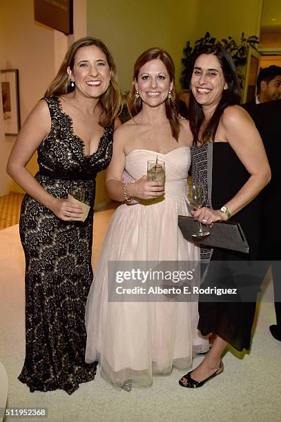 Guests attend attends the 18th Costume Designers Guild Awards with Presenting Sponsor LACOSTE at The Beverly Hilton Hotel on February 23, 2016 in...