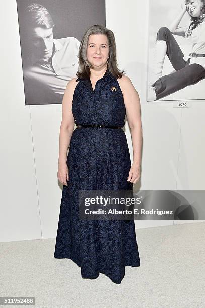 Guest attends the 18th Costume Designers Guild Awards with Presenting Sponsor LACOSTE at The Beverly Hilton Hotel on February 23, 2016 in Beverly...